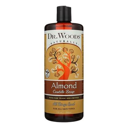 Picture of Dr. Woods Shea Vision Pure Castile Soap with Organic Shea Butter Almond - 32 fl oz