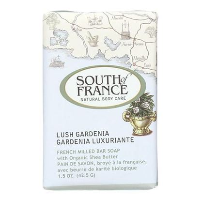 Foto de South of France Bar Soap - Lush Gardenia - Travel - 1.5 oz - Case of 12