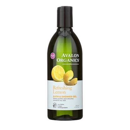 图片 Avalon Organics Bath and Shower Gel Lemon - 12 fl oz