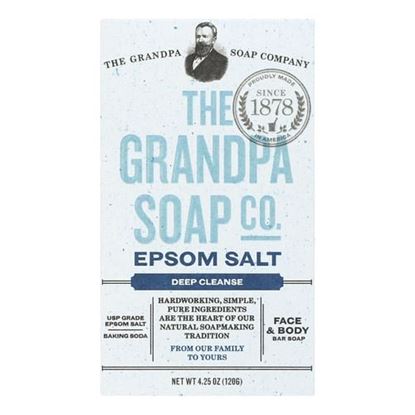 Foto de Grandpa Soap Bar Soap - Epsom Salt - 4.25 oz