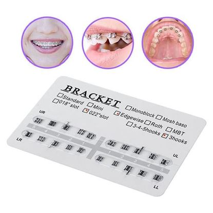 Picture of Metal Dental Orthodontic Brackets