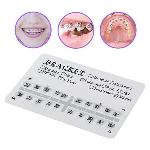 Foto de Metal Dental Orthodontic Brackets