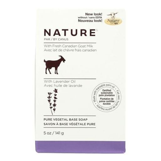 Foto de Nature By Canus Bar Soap - Goats Milk - Lavender Oil - 5 oz