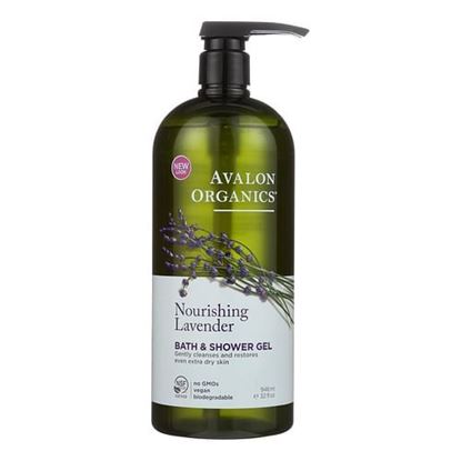 图片 Avalon Organics Bath and Shower Gel Lavender - 32 fl oz