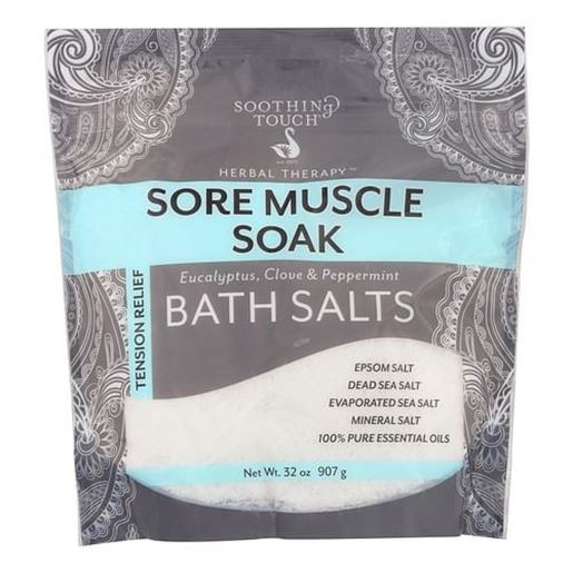 Foto de Soothing Touch Bath Salts - Sore Muscle Soak - 32 oz