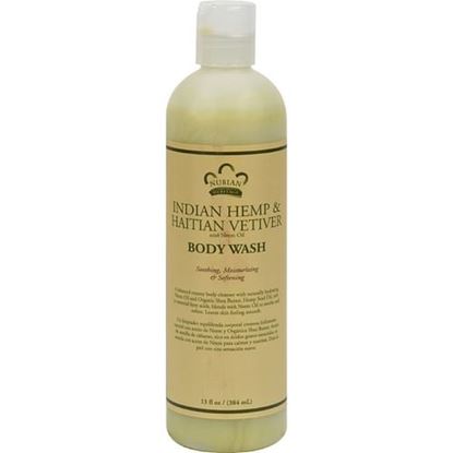 Foto de Nubian Heritage Body Wash Indian Hemp And Haitian Vetiver - 13 fl oz