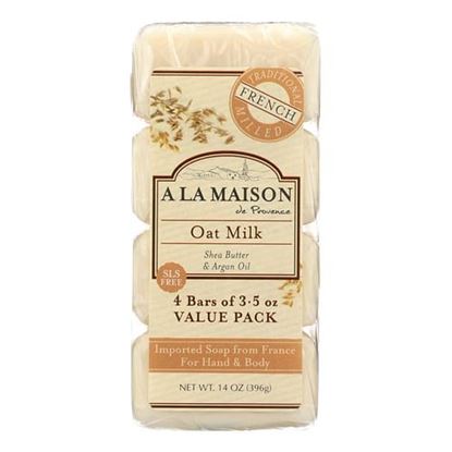 Picture of A La Maison - Bar Soap - Oat Milk - Value 4 Pack