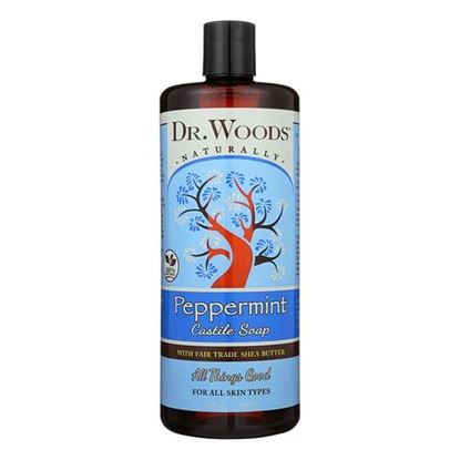Picture of Dr. Woods Shea Vision Pure Castile Soap Peppermint with Organic Shea Butter - 32 fl oz