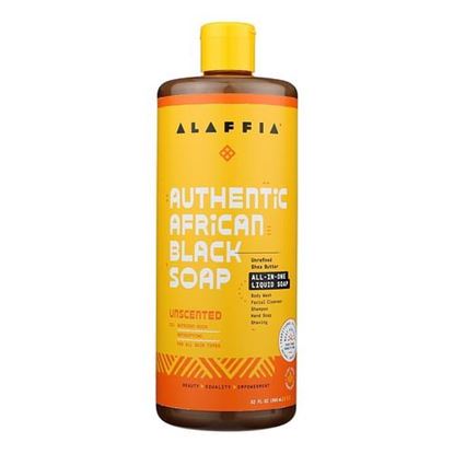 Foto de Alaffia - African Black Soap - Unscented - 32 fl oz.