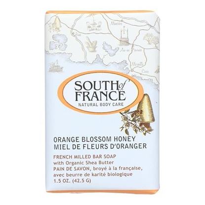 Foto de South of France Bar Soap - Orange Blossom Honey - Travel - 1.5 oz - Case of 12