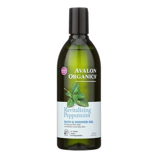 Foto de Avalon Organics Bath and Shower Gel Peppermint - 12 fl oz