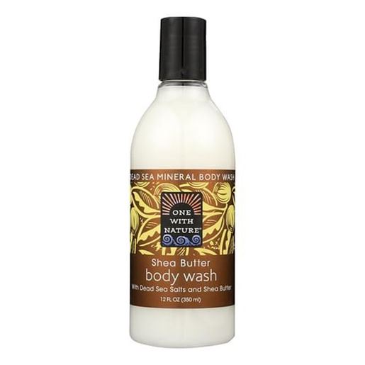 Picture of One With Nature Dead Sea Mineral Body Wash Shea Butter - 12 fl oz