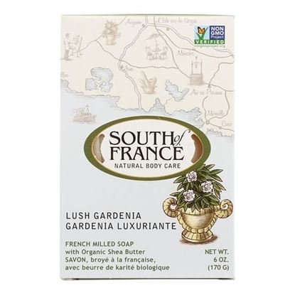 Foto de South Of France Bar Soap - Lush Gardenia - 6 oz - 1 each