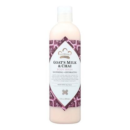 Foto de Nubian Heritage Body Wash Goat's Milk And Chai - 13 fl oz