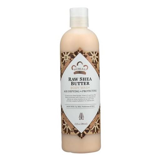 Foto de Nubian Heritage Body Wash - Raw Shea Butter - 13 fl oz