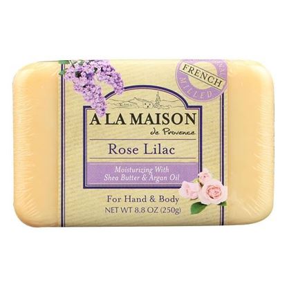 Picture of A La Maison - Bar Soap - Rose Lilac - 8.8 Oz