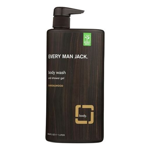 Foto de Every Man Jack Body Wash Sandalwood Body Wash - Case of 33.8 - 33.8 fl oz.