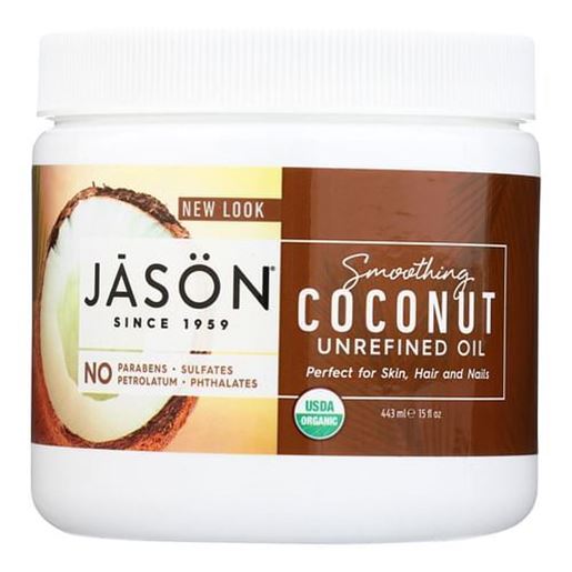 Foto de Jason Natural Products Coconut Oil - Organic - Virgin - 15 fl oz