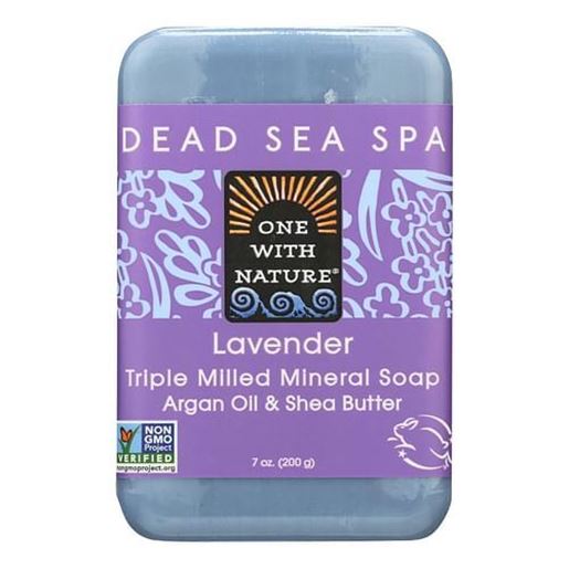 Foto de One With Nature Dead Sea Mineral Soap Lavender - 7 oz