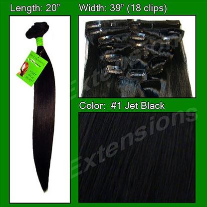 Picture of #1 Jet Black - 20 inch