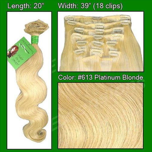 Picture of #613 Platinum - 20 inch Body Wave