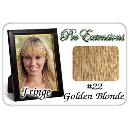 Picture of #22 Golden Blonde Pro  Fringe Clip In Bangs