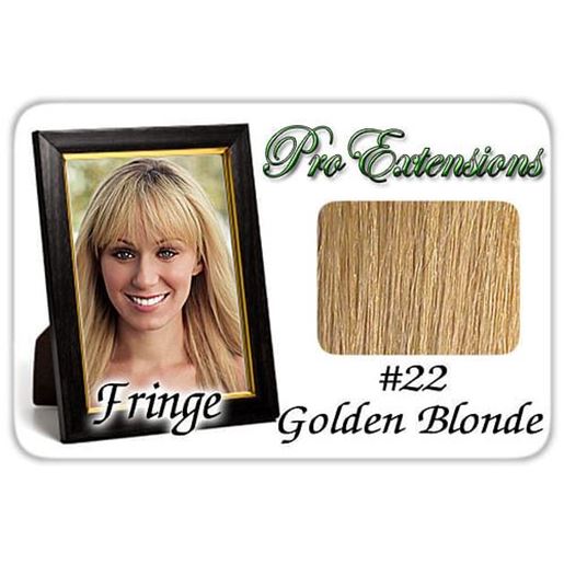Image sur #22 Golden Blonde Pro  Fringe Clip In Bangs