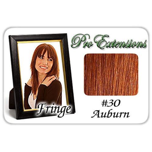 Picture of #30 Auburn Pro  Fringe Clip In Bangs