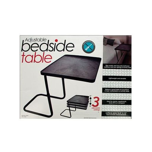 Foto de Multi-Purpose Adjustable Bedside Table ( Case of 3 )