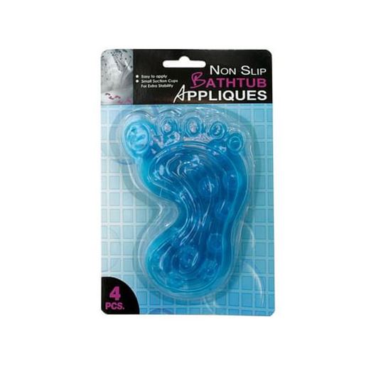 Foto de Non-Slip Foot-Shaped Bathtub Appliques ( Case of 36 )