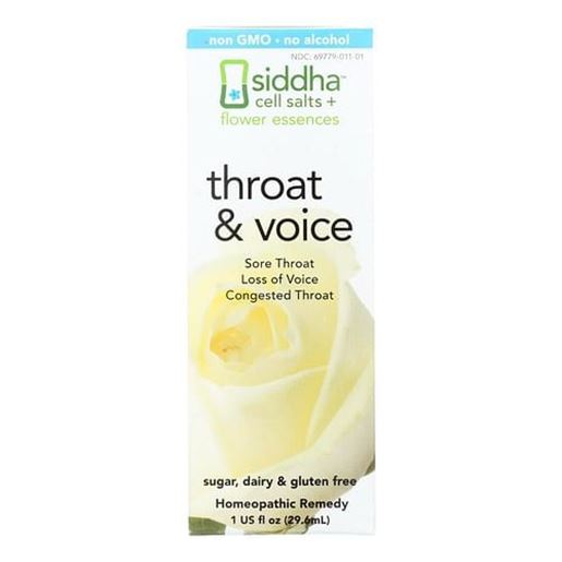 Picture of Siddha Flower Essences Throat and Voice - 1 fl oz