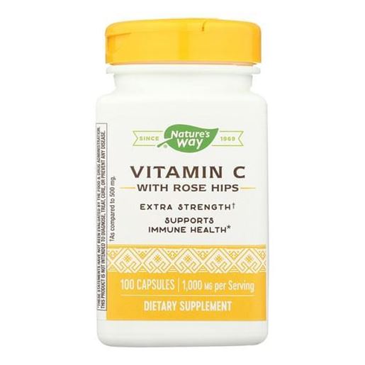 Picture of Nature's Way - Vitamin C with Rose Hips - 1000 mg - 100 Capsules