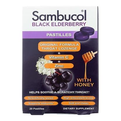 Foto de Sambucol - Pastilles - Black Elderberry - 20 ct