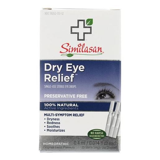 Picture of Similasan Dry Eye Relief - 20 Sterile Single-Use Droppers