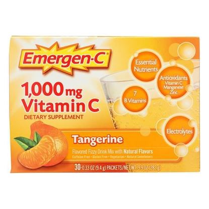 Foto de Alacer - Emergen-C Vitamin C Fizzy Drink Mix Tangerine - 1000 mg - 30 Packets