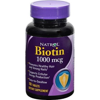 Picture of Natrol Biotin - 1000 mcg - 100 Tablets