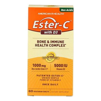 Picture of American Health - Ester-C with D3 Bone and Immune Health Complex - 60 Tablets