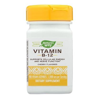 Picture of Nature's Way - Vitamin B-12 - 2000 mcg - 100 Lozenges