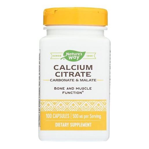 Picture of Nature's Way - Calcium Citrate - 500 mg - 100 Capsules