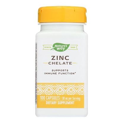 Picture of Nature's Way - Zinc Chelate - 30 mg - 100 Capsules