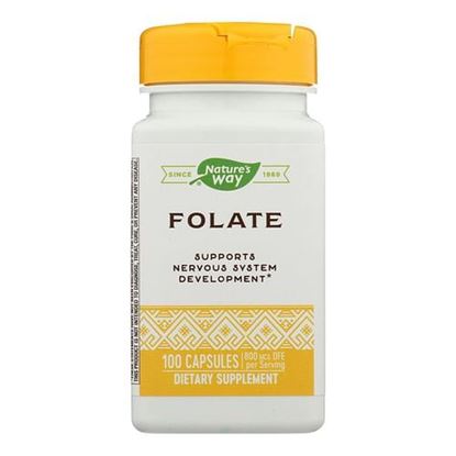 Foto de Nature's Way - Folic Acid - 800 mcg - 100 Capsules