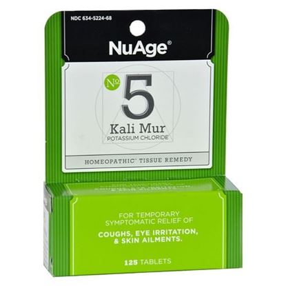 Foto de Hyland's NuAge No 5 Kali Mur - 125 Tablets