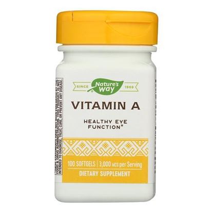 Picture of Nature's Way - Vitamin A - 10000 IU - 100 Softgels