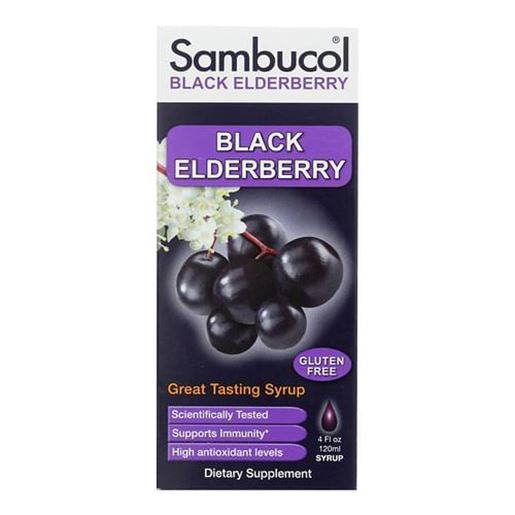 Picture of Sambucol - Black Elderberry Syrup Cold and Flu Relief Original - 4 fl oz