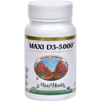 Picture of Maxi Health Kosher Vitamins Maxi D3 5000 - 5000 IU - 90 Tablets