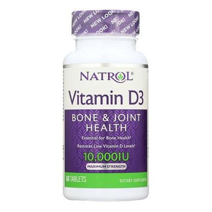 Foto de Natrol Vitamin D3 - 10000 IU - 60 Tablets