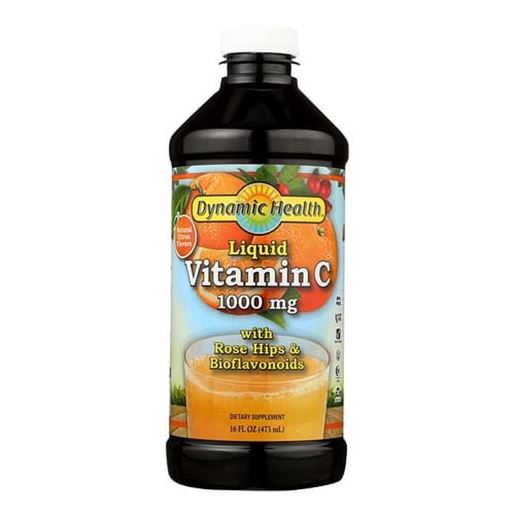 Foto de Dynamic Health Liquid Vitamin C Natural Citrus - 1000 mg - 16 fl oz