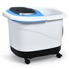 Picture of Portable All-In-One Heated Foot Bubble Spa Bath Motorized Massager-Blue - Color: Blue