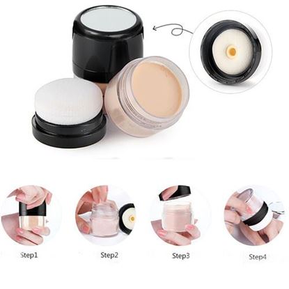 Image de 5 Colors Natural Cover Concealer Makeup Repair Loose Powder Pure Minerals Foundation