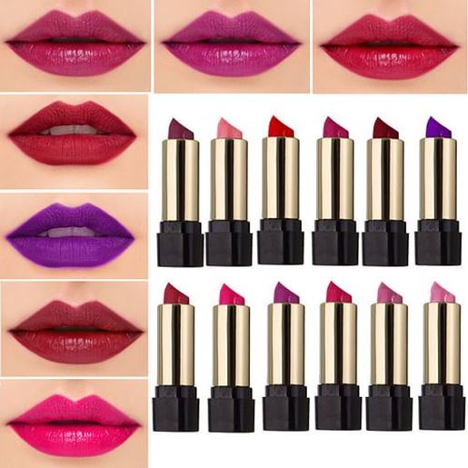 Image sur 12 Colors Vampire Velvet Matte Lipstick Lip Balm Lasting Charming Makeup Cosmetic